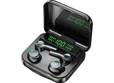 M21 TWS Wireless Earbuds with Noise Cancelling, 9D Stereo Sound, Waterproof Design, and Microphone – Perfect for Sports – Set of Four