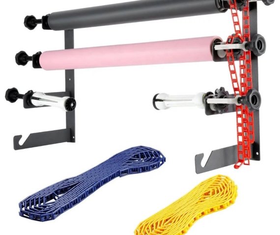 Manual Backdrop Support Roller for Wall Mounting