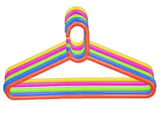 Multicolored Cloth Hangers Set