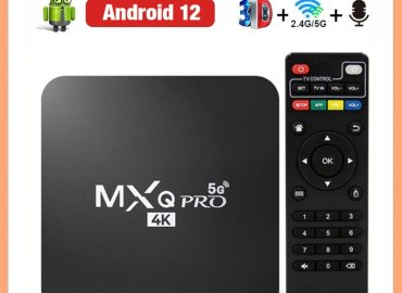 MXQ Pro Android 12 TV Box – 1GB RAM, 8GB Storage, 4K Resolution, Dual Band WiFi (2.4G/5.8G)