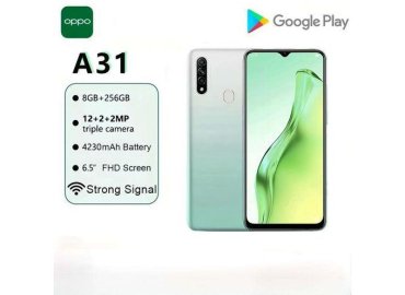 Oppo A31 Green – Brand New Discounted Smartphone with Original 6GB RAM and 128GB Storage, 6.49-Inch Display, Android Features, Plus Free Accessories