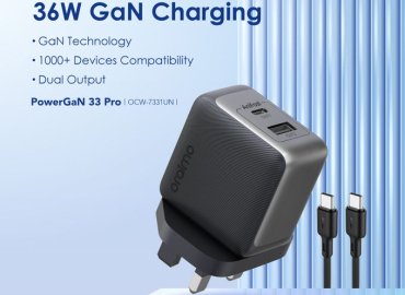 Oraimo 33W GaN Fast Charger with 60W Type-C to Type-C Charging Cable
