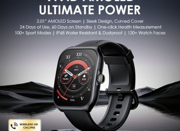 Oraimo Nova AM 2.01 Smart Watch with Curved AMOLED Screen