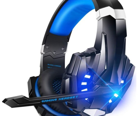 Over-Ear Gaming Headset for PS4, PC, Xbox One, and PS5