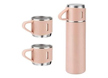 Pink Vacuum Flask Set