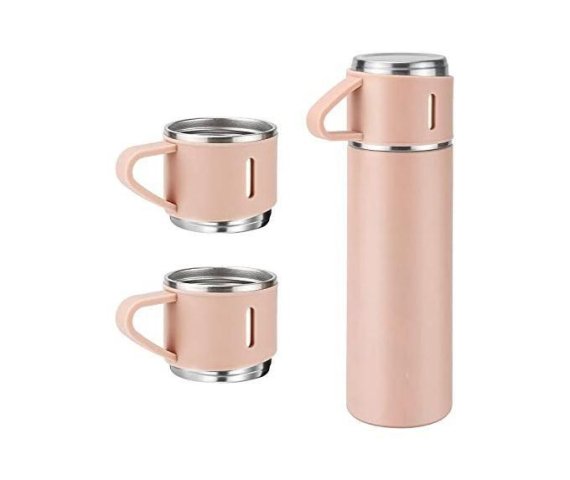 Pink Vacuum Flask Set