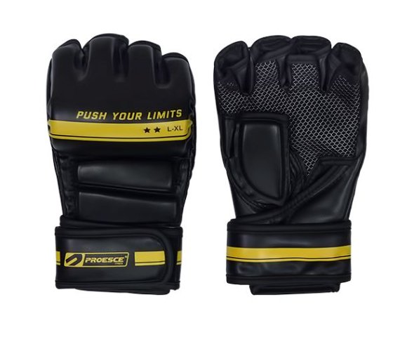 Proesce Large MMA Gloves – Black