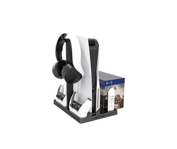 PS5 Controller Charging Dock Station with Built-in Fan