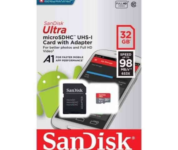 Purchase the Sandisk 32GB Ultra MicroSD Card Online at the Best Price in Ghana
