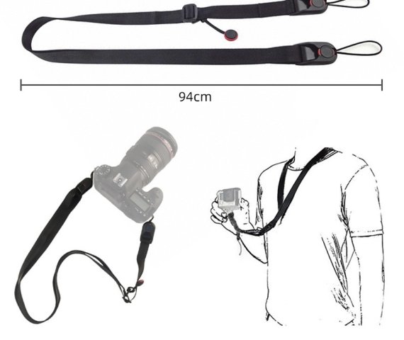 Quick Release Buckle Camera Strap