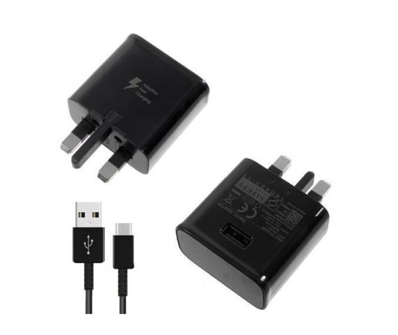 Samsung EP-TA300 Fast Charger with Type-C Cable – Black