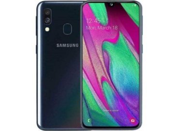 Samsung Galaxy A40 Dual SIM Black, 64GB Storage, 4GB RAM