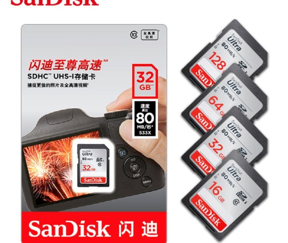 SanDisk Ultra Class 10 SD Memory Card