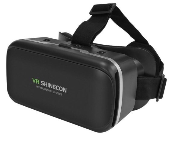 SHINECON G04 3D VR Headset – Virtual Reality Glasses (L7.3 x W3.9 x H5.4 inches) – Black