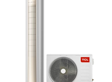 Shop Online for the TCL 2.5HP R32 Inverter Floor Standing Air Conditioner with Round Face at the Best Price in Ghana