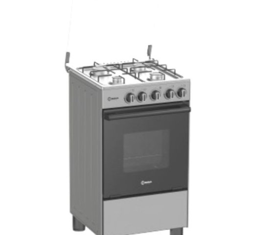 Sigma SIG-5055S-G 50×55 cm Silver 4-Burner Gas Stove