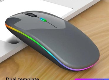 Slim Rechargeable Wireless Mouse – 2.4G – Gray
