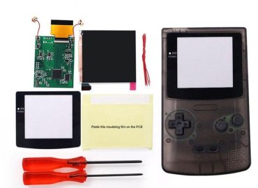 Super OSD RETRO PIXEL IPS Large LCD Screen Kit with Backlight Brightness and Touch Sensor for GameBoy Color (GBC) – Q5 IPS LCD Kit