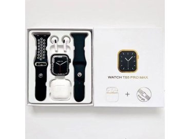 T55 Pro Max 2-in-1 Smartwatch with Earbuds