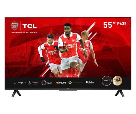 TCL 55-Inch 4K HDR Frameless Google TV Model 55P635