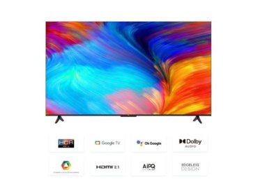 TCL 55-Inch 55P635 UHD 4K Google Smart TV – Black – HDMI