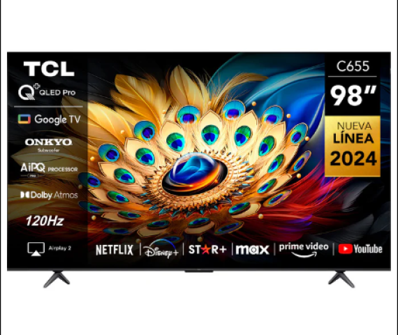 TCL 98-Inch 4K UHD Smart TV (Model 98C655) – Extra Large Display