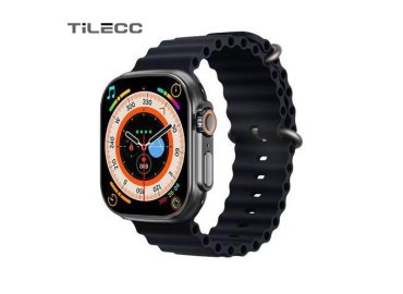 TiLECC Series 8 Ultra Smart Watch – Black with Door Access Unlock Feature