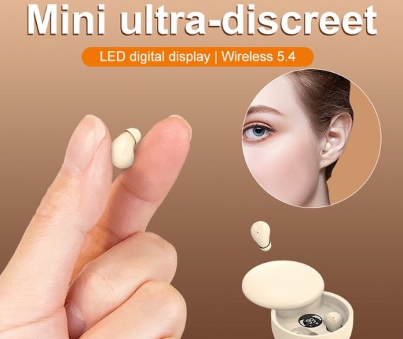 Ultra Compact Sliding Wireless Bluetooth 5.4 TWS Earbuds – Invisible Sleep Headphones