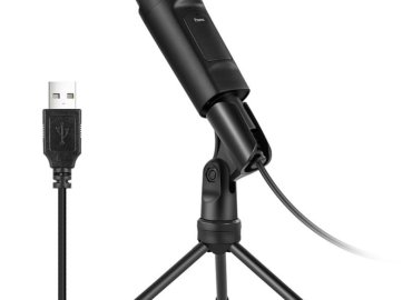 USB Microphone for Gaming, Recording, and Karaoke with Tripod Stand