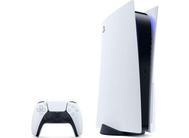 White Sony PS5 8K Gaming Console by Sony Computer Entertainment