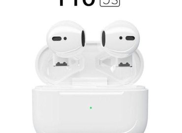 White TWS Air Pro 5s Bluetooth Earbuds