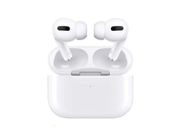 White Wireless Earbuds with Smart Touch and Bluetooth 5.0