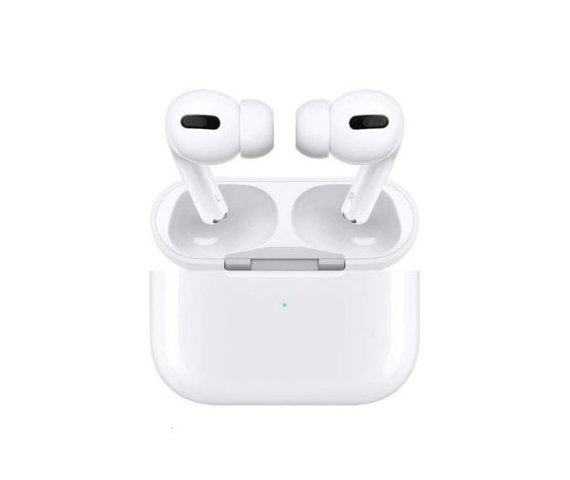 White Wireless Earbuds with Smart Touch and Bluetooth 5.0