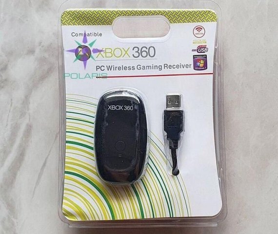 Wireless USB Gaming Controller Adapter for Microsoft Xbox 360 – Compatible with Windows XP/7/8/10/11 and Tesla Motors
