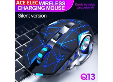 Wolf 6D 720H Rechargeable Gaming Mouse with Extended Battery Life