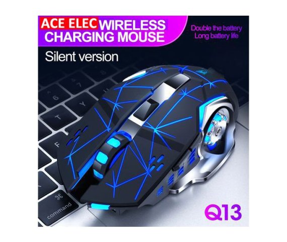 Wolf 6D 720H Rechargeable Gaming Mouse with Extended Battery Life